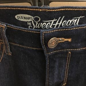 Old Navy capris jeans size 0 dark blue